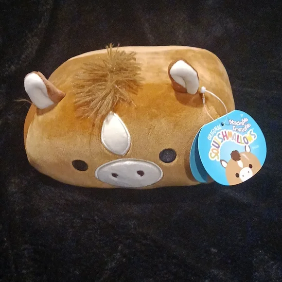 New 2 Squishmallows Squishmallow 12” & 8" Philip The Horse Stackable - Picture 4 of 4